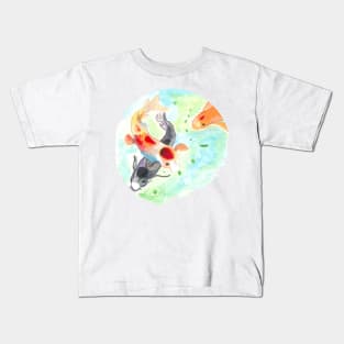 Koi fish River Kids T-Shirt